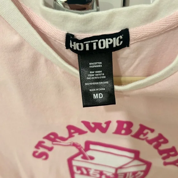 Hot Topic Pink Strawberry Milk Dress - Picture 4 of 6
